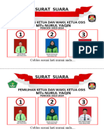 Kertas Suara Pemilihaan