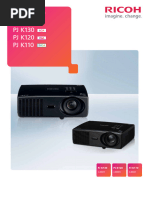 Ricoh PJ K130 PJ K120 PJ K110: Entry-Standard Projector