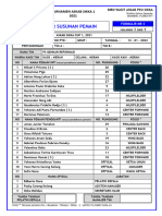 Form Daftar Nama Pemain12012022