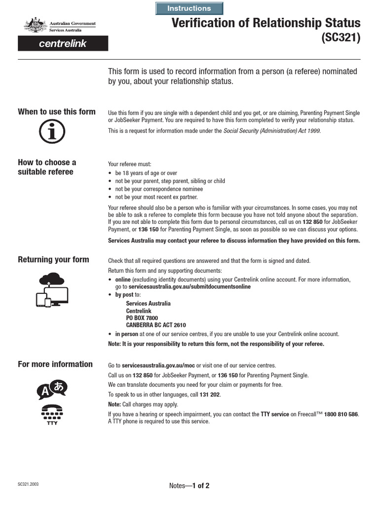 Verification of Relationship Status PDF Privacy Social Institutions