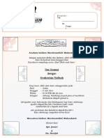 undangan pengajian pernikahan nafis