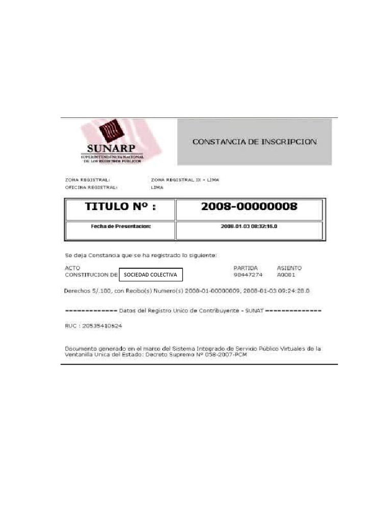 Ruc Inactivo | PDF