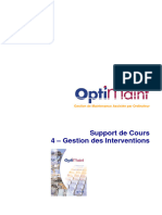 04 - OptiMaint Gestion Des Interventions
