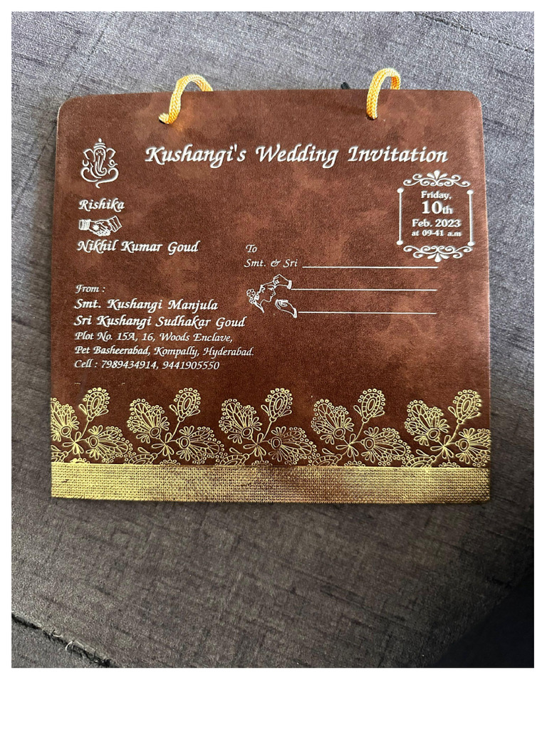 Invitation Card | PDF