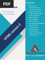 HTML Lesson 2