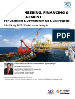 PD712.Cost Engineering, Financing and Risk Management For Upstream & Downstream Oil & Gas Projects - JUL.KUL