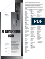 BUDGIT - XL Electric Hoist