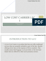 Low Cost Carrier Lec 1