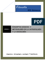 Tema 1 Conceptos Básicos y Metodología en La Antropología y La Sociología