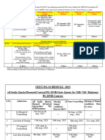 Round 3 Schedule