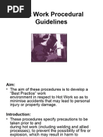 Hot Work Safety Procedure Guide | PDF | Fire Safety | Fires