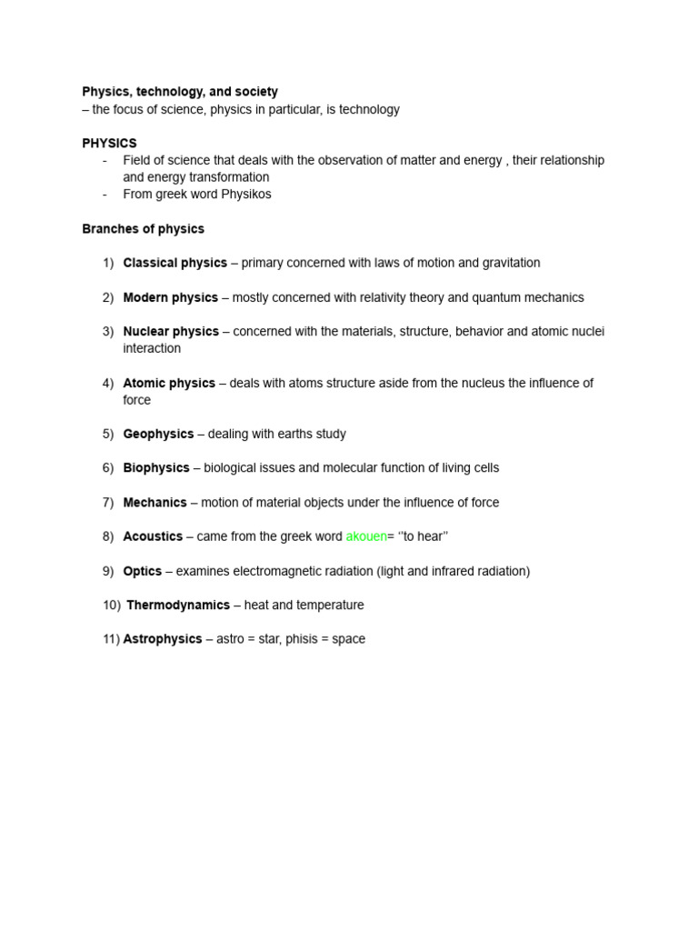 Phycics PDF Physics Speed