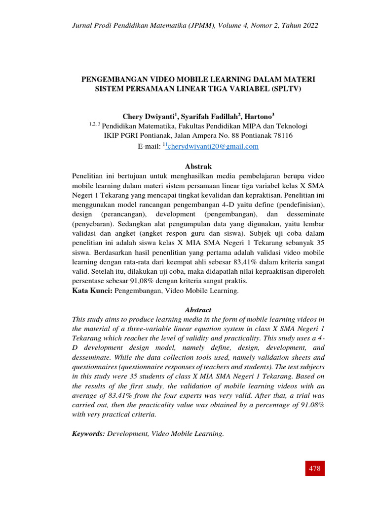 Volume 4 Nomor 2 Tahun 2022 Artikel Ke 8 Pdf