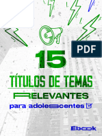 Jóvenes Cristianos 15 Titulos de Temas - Ebook PDF