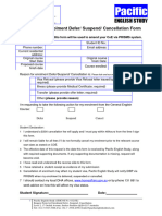 Cancelacion Curso - Pacific English