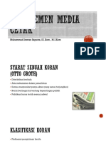 Produksi Media Cetak