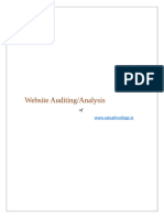 Website Auditing/Analysis: WWW - Ratoathcollege.ie