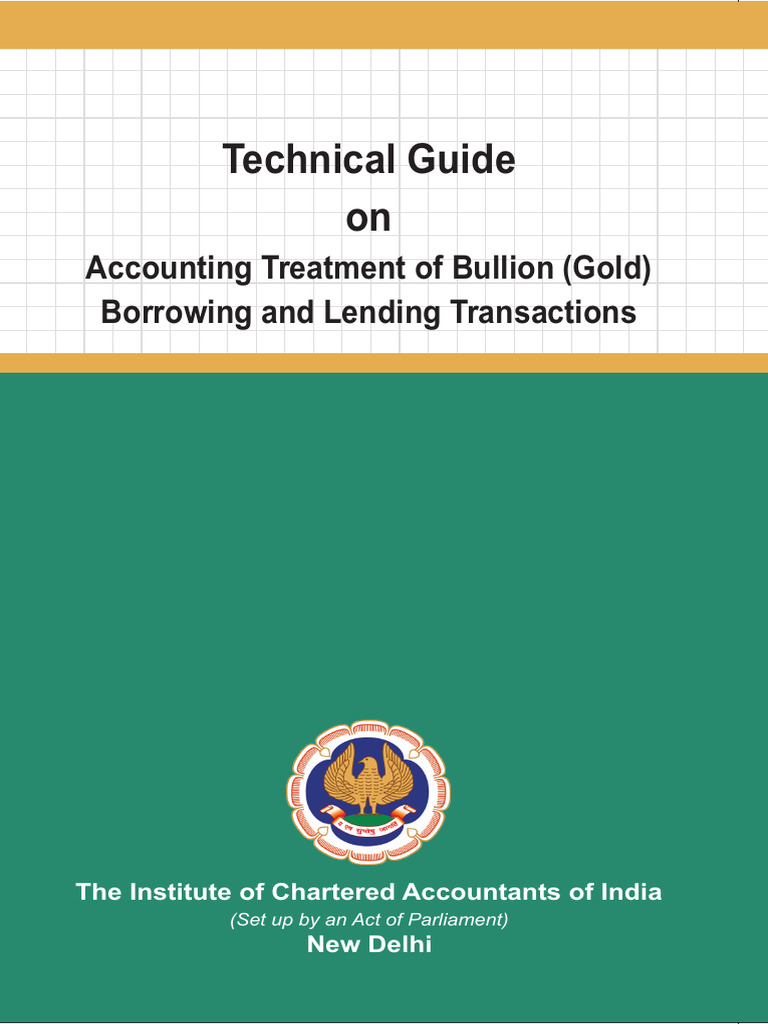 Accounting Guide for Gold Transactions | PDF | Loans | Banks