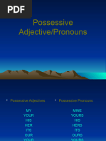 Comprehensive Pronoun Chart Guide | PDF | Pronoun | Languages