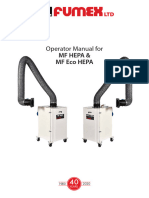 MF Hepa MF Eco Hepa Operation Manual