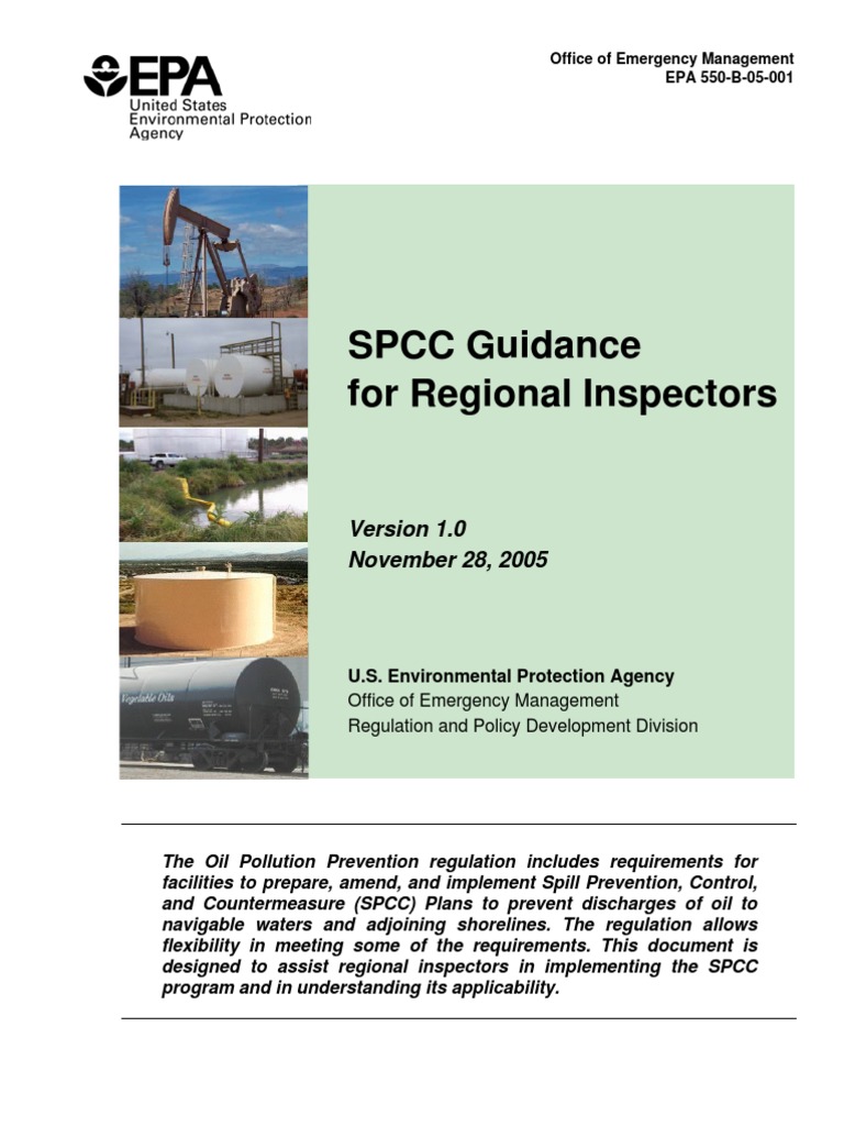 SPCC Guidance for Regional Inspectors | PDF | United States ...