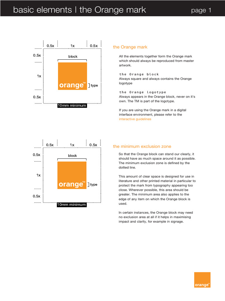 Orange Logo Guidelines PDF