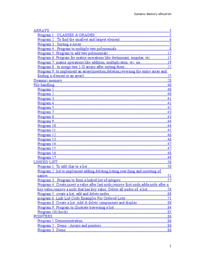 Complete C Programs | PDF | Pointer (Computer Programming ...