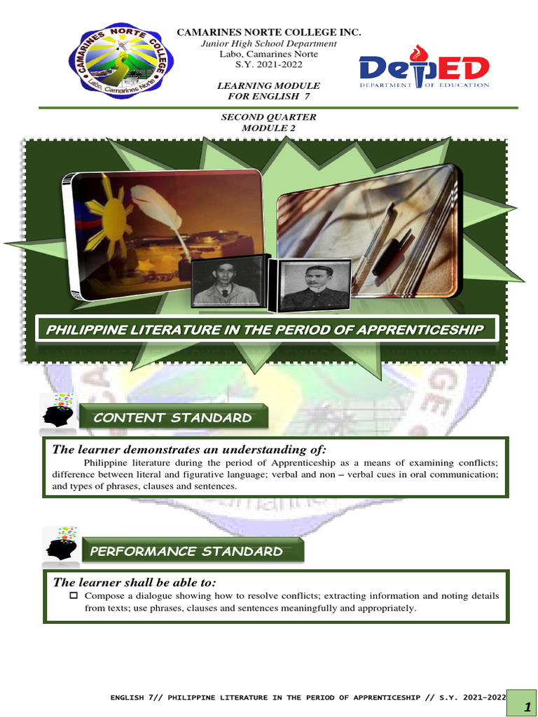 English+7+Module+q2+Sy+2021 22 | PDF