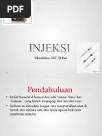 Teknik Injeksi: SC, IM, IC, IV | PDF