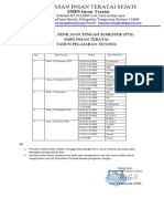 JADWAL PTS Semester I