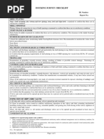 DDocking Survey Checklist