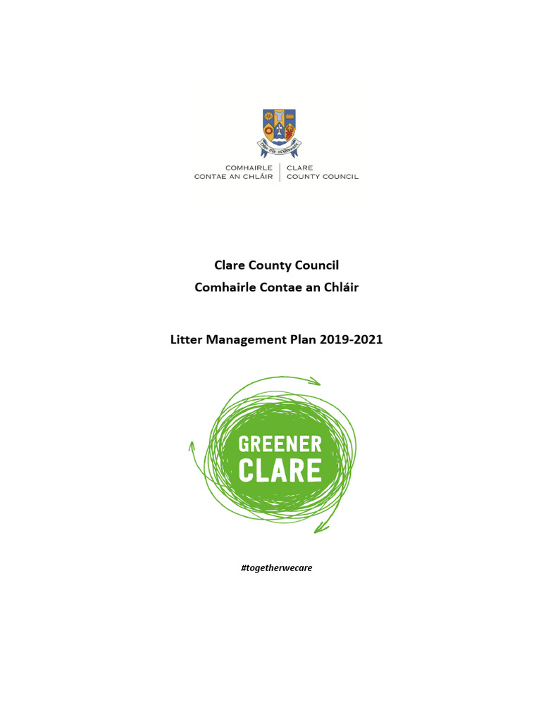 Clare Litter Management Plan 2019-2021 | PDF | Waste | Waste Management