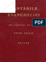 Cântarile Evangheliei - 805 Cântari Pe Note - Prima Ediţie Deluxe