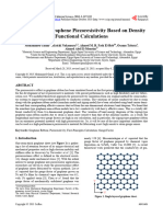 Simulation of Graphene Piezoresistivity Based on Density 