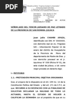 Modelo de Solicitud de Exoneracion
