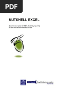 Nutshell Intro to Excel