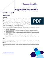 Resources - Understanding Puppets and Masks For Primary