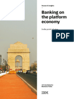IBV - Banking On The Platform Economy. India Point of View