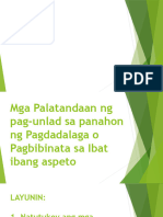 Q1 2nd Day Lesson Mga Palatandaan NG Pag-Unlad Sa Panahon NG Pagdadalaga