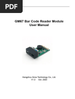 GM67 Barcode Reader Module User Manual-V1.3