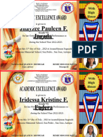 Academic Excellence Award 2023