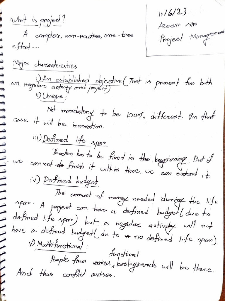 Project Management | PDF
