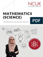 IFY Maths (Science) Syllabus 2021-22