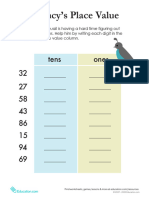 place-value-KG 2 Worksheet