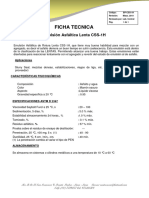 Ficha Tecnica Emulsion Asfaltica de Rotura Lenta CSS-1H