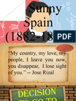 In Sunny Spain (1882-1885)