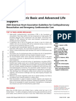 Pediatric Basic and Advanced Life Support AHA 2020