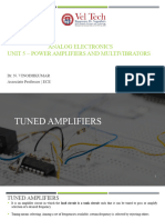 Analog Electronics Unit - 5