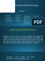 Kelompok 2 - Analisis Kuantitatif Biofisik