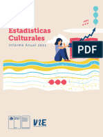 Estadísticas Culturales Informe Anual 2021